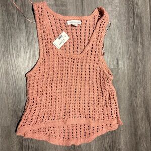 NWT Aeropostale Crocheted Scoop Neck Tank M